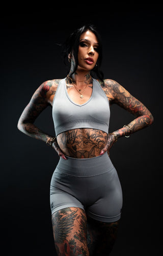 DD Essential V.1 Sports Bra (Stainless Steel)