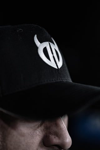 Destroy The Weak 5 Panel Hat (W & B)