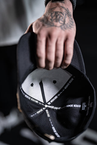 Destroy The Weak 5 Panel Hat (W & B)